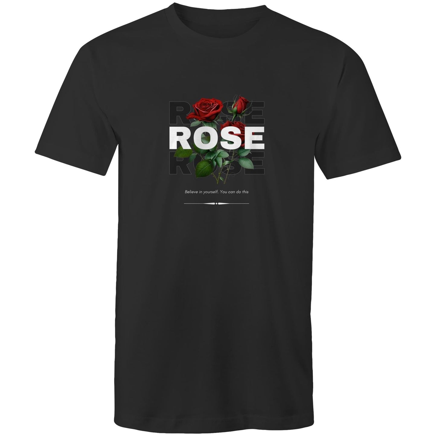T-Shirt Rose Logo Print 