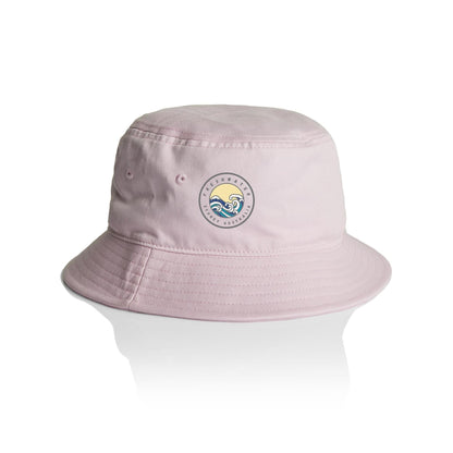 AS Colour Bucket Hat Freshwater Australia custom logo grey font 