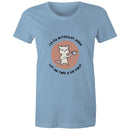 Maple Tee Need Coffee Logo Print 