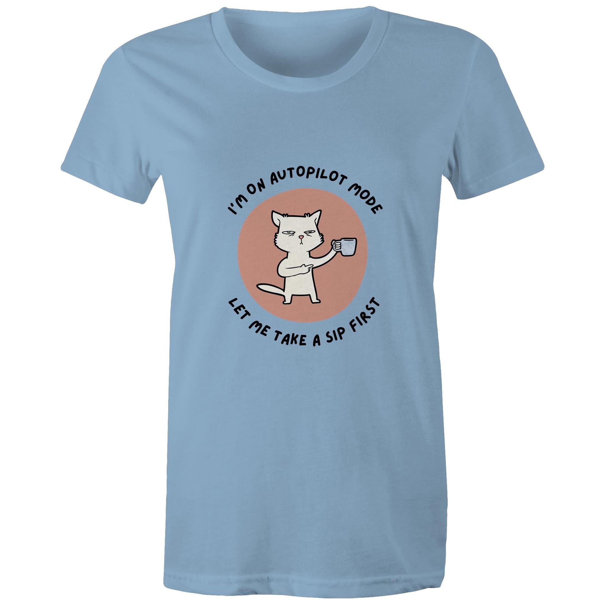 Maple Tee Need Coffee Logo Print 