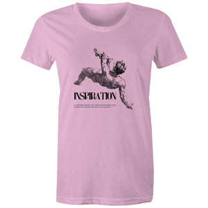 Women's Maple Tee Inspiration Print 
