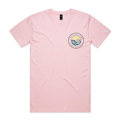 Freshwater Sydney Australia custom double logo collection Comfy Cotton Tee - Lost Manly Shop