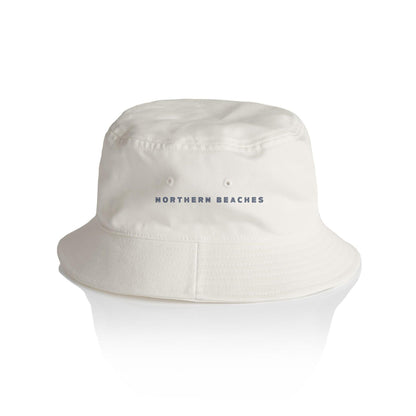 AS Colour Bucket Hat NORTHERN BEACHES Navy Font 