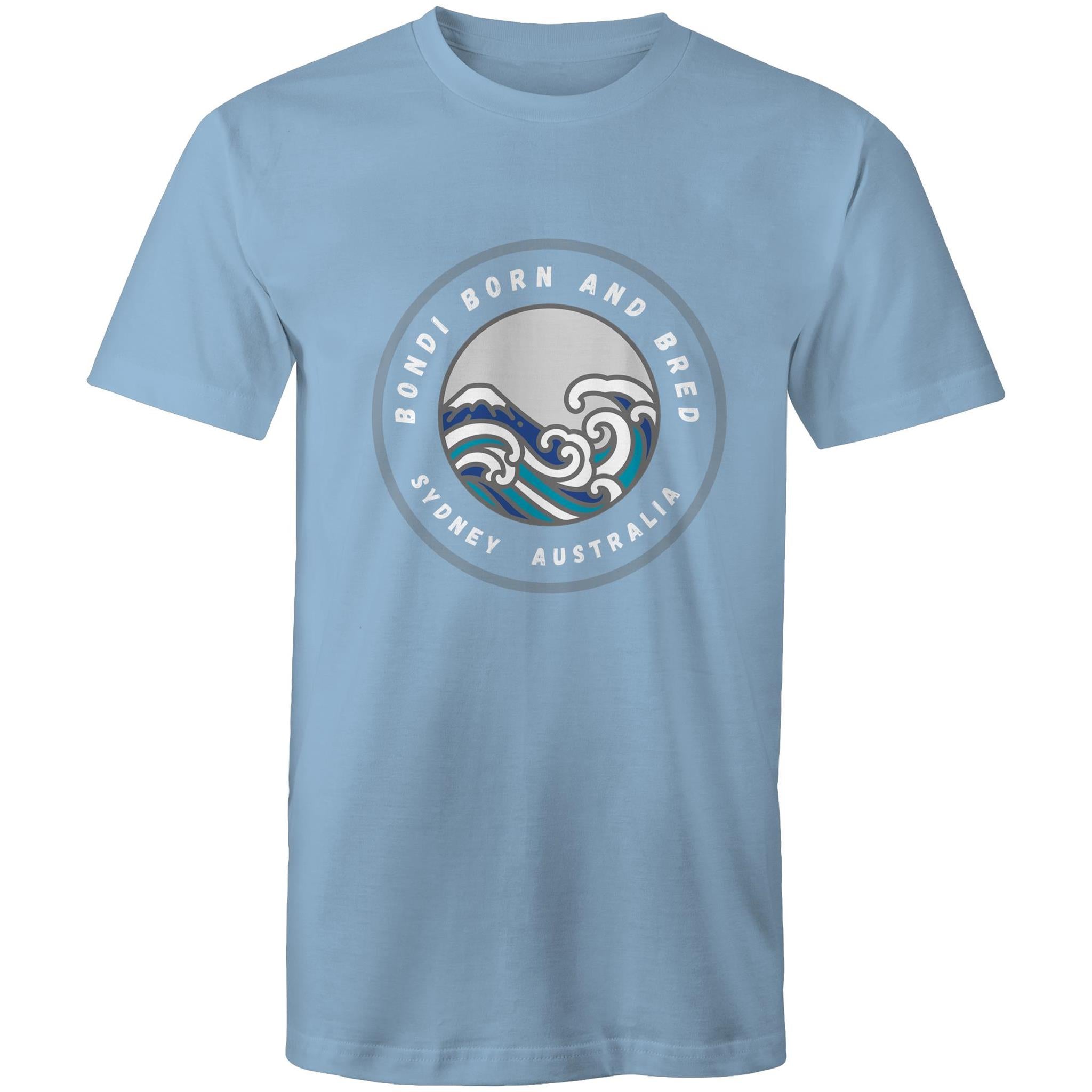 AS Colour Staple - Mens T-Shirt Bondi Born and Bred custom logo front Ogo Merch
