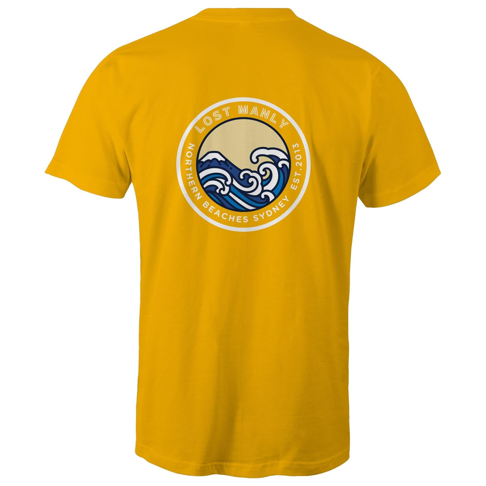 Lost Manly Northern Beaches Sydney Australia Printed Logo T-Shirt Ogo Merch