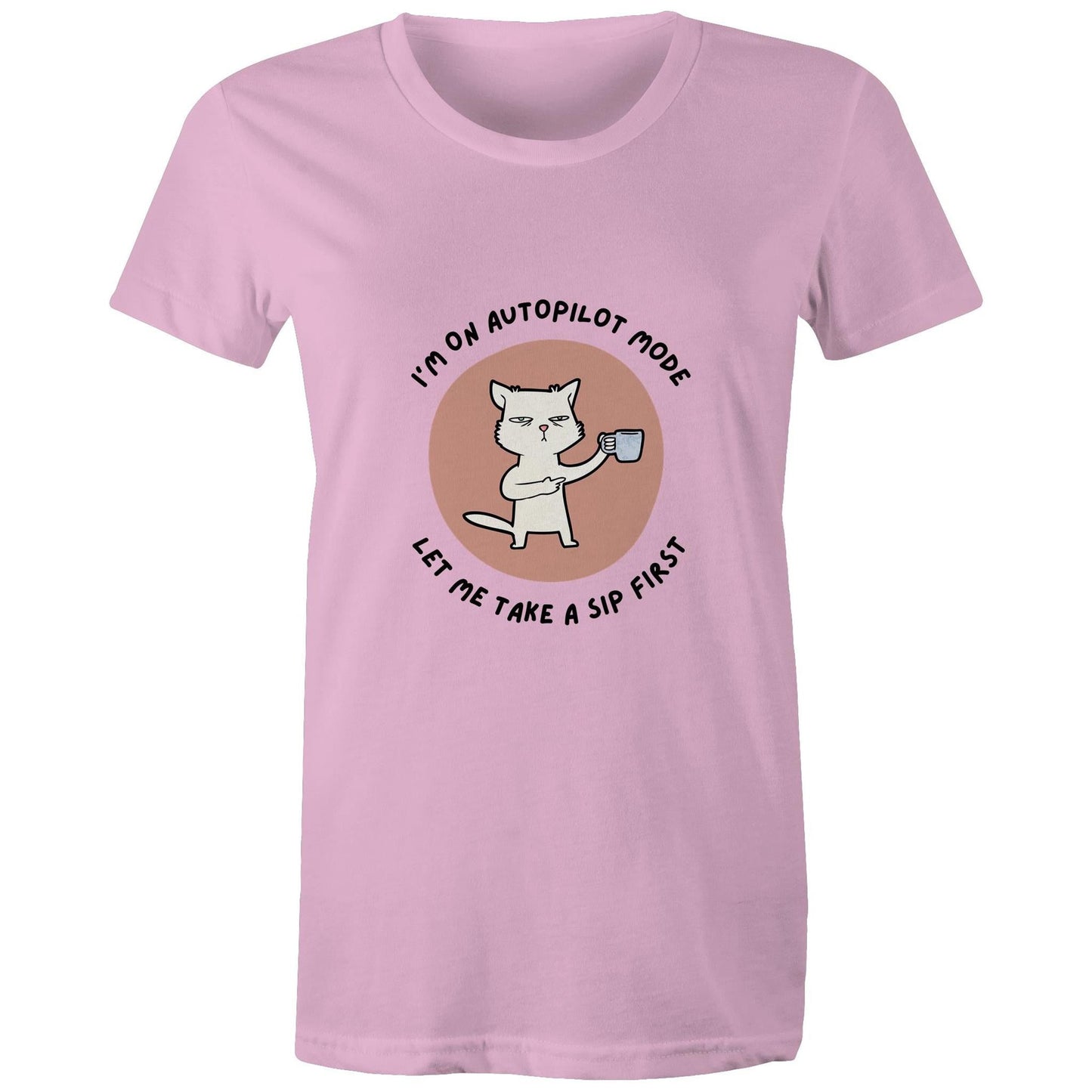 Maple Tee Need Coffee Logo Print 