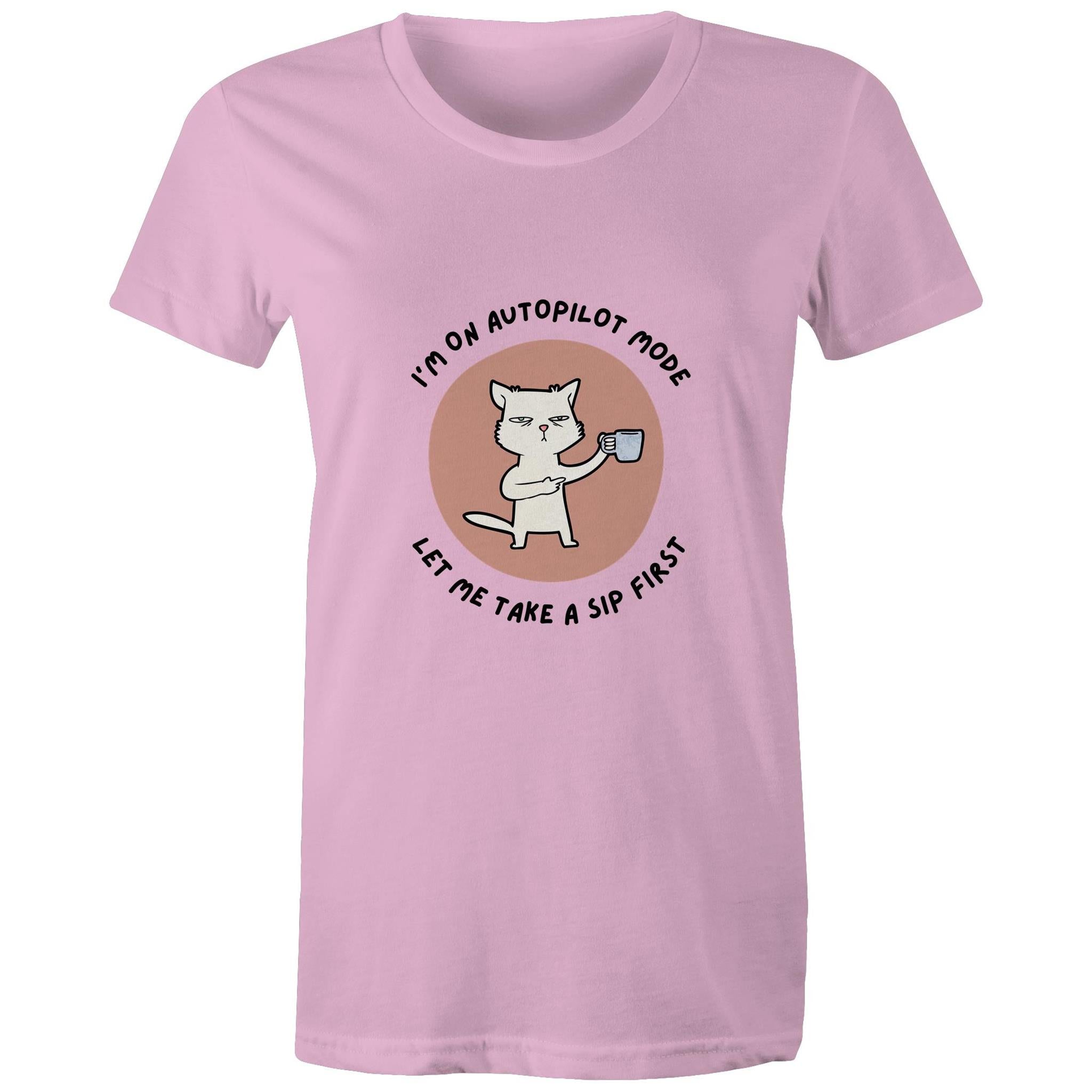 Maple Tee Need Coffee Logo Print 