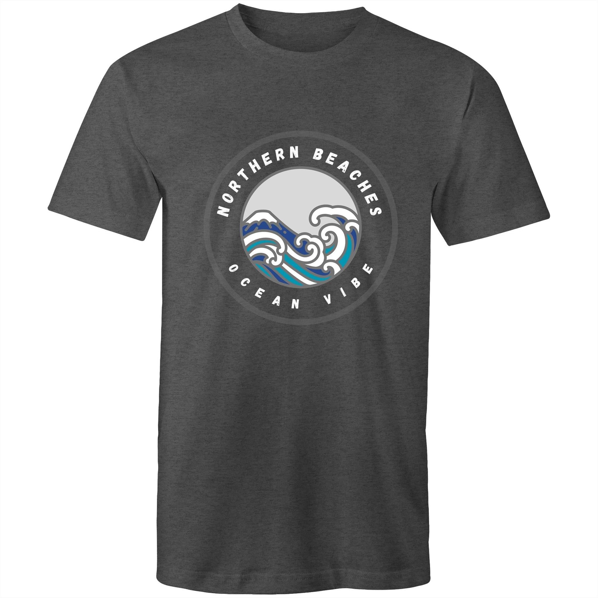 Northern Beaches Ocean Vibe custom logo printed on AS Colour Staple - Mens T-Shirt 
