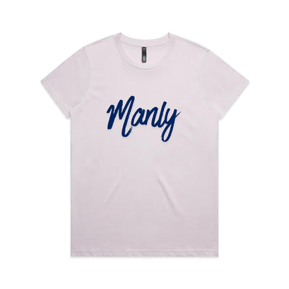 Lost Manly Custom Logo Manly Edition AS Colour Women's Maple Tee - Lost Manly Shop