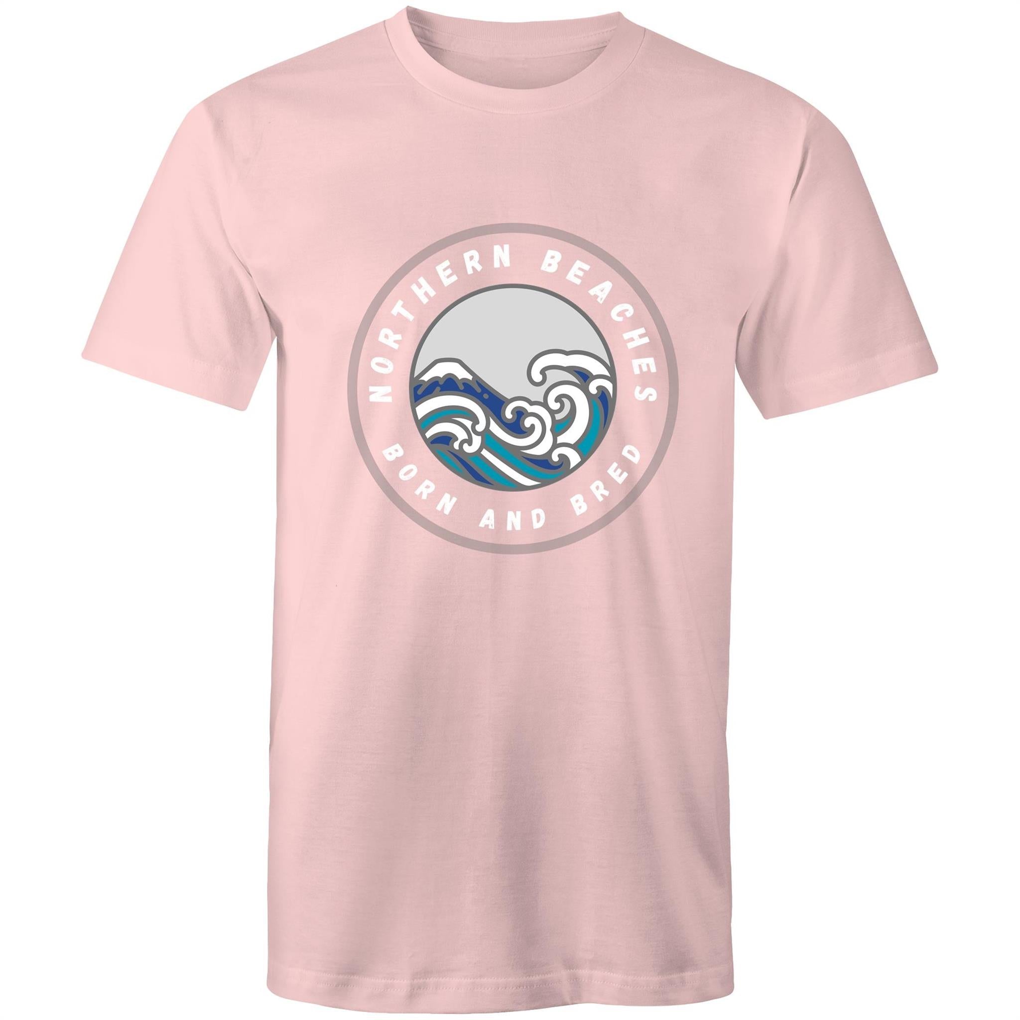 Northern Beaches Born and Bred custom logo printed on AS Colour Staple - Mens T-Shirt 