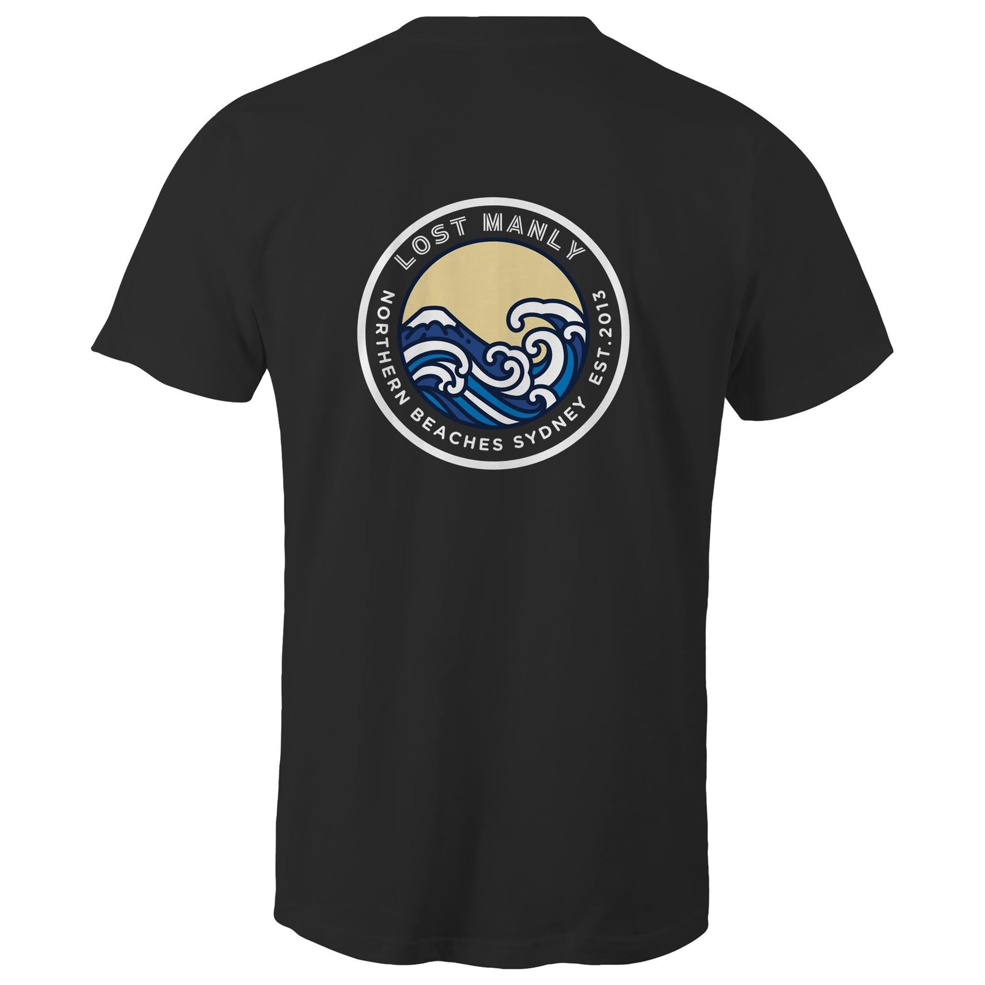 Lost Manly Northern Beaches Sydney Australia Printed Logo T-Shirt Ogo Merch
