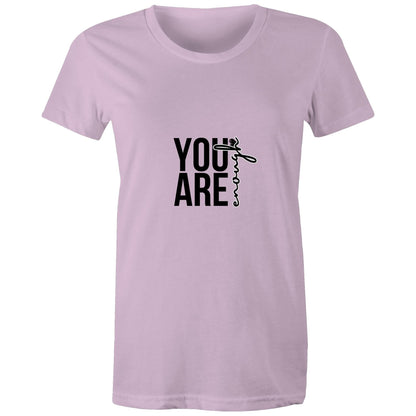 Maple Tee You are Enough Logo 