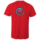 Northern Beaches Manly Australia front and back logo on AS Colour Staple Cotton Adult T-Shirt Ogo Merch