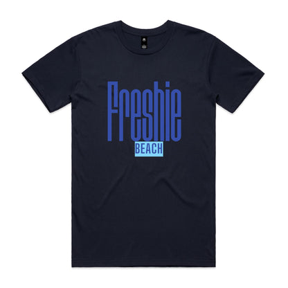 Lost Manly custom logo Freshie Beach AS Colour Staple Tee - Lost Manly Shop