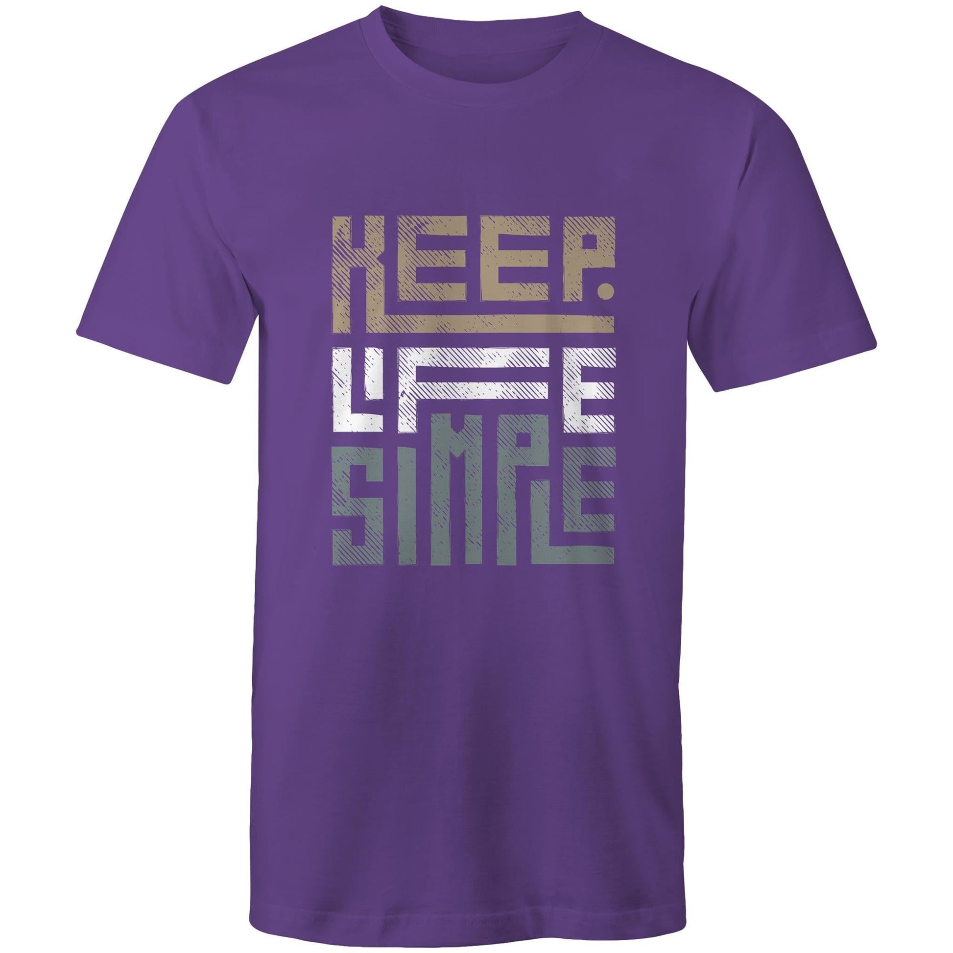 Mens T-Shirt Keep Life Simple 