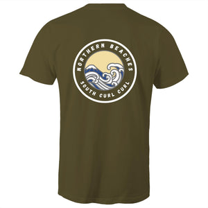 AS Colour Staple - Mens T-Shirt South Curl Curl logo back - Lost Manly Shop