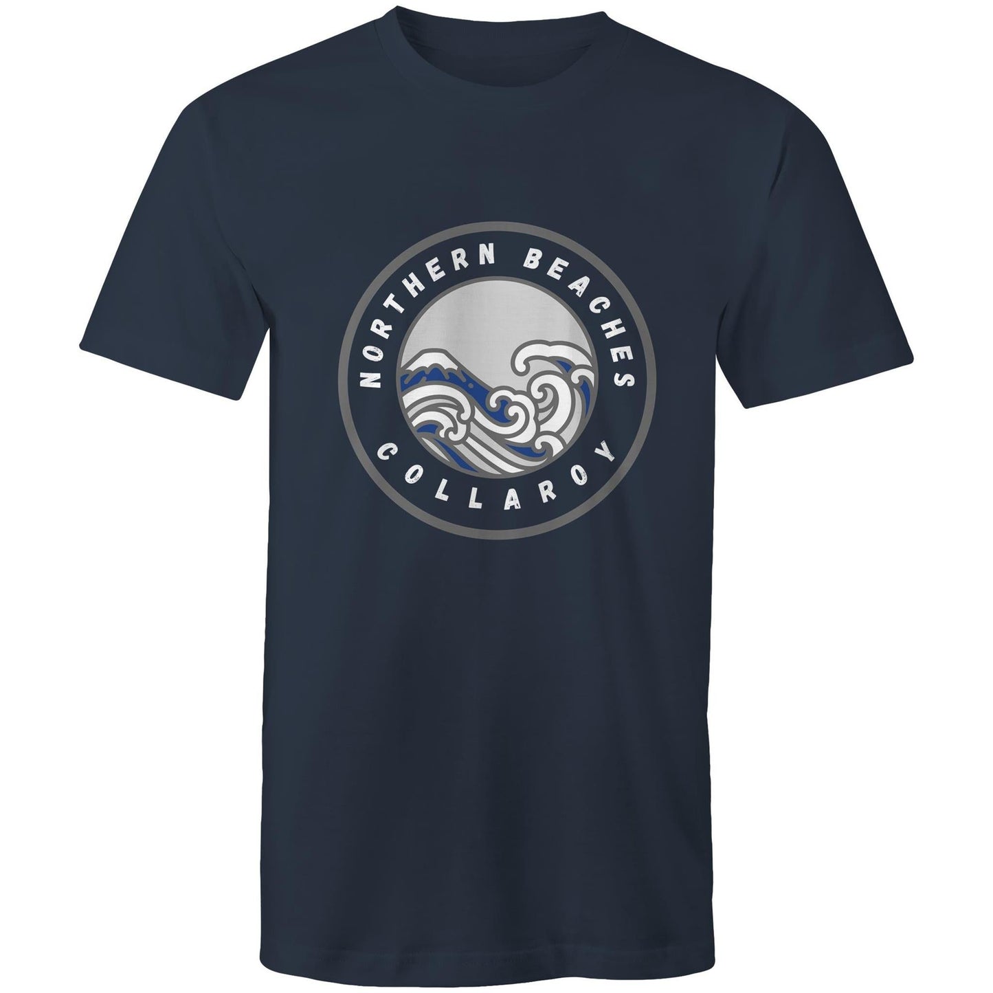 AS Colour Staple - Mens T-Shirt Northern Beaches Collaroy custom logo front Ogo Merch