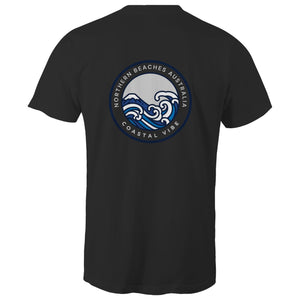 Coastal Vibe Northern Beaches Sydney Australia Printed Logo T-Shirt Ogo Merch