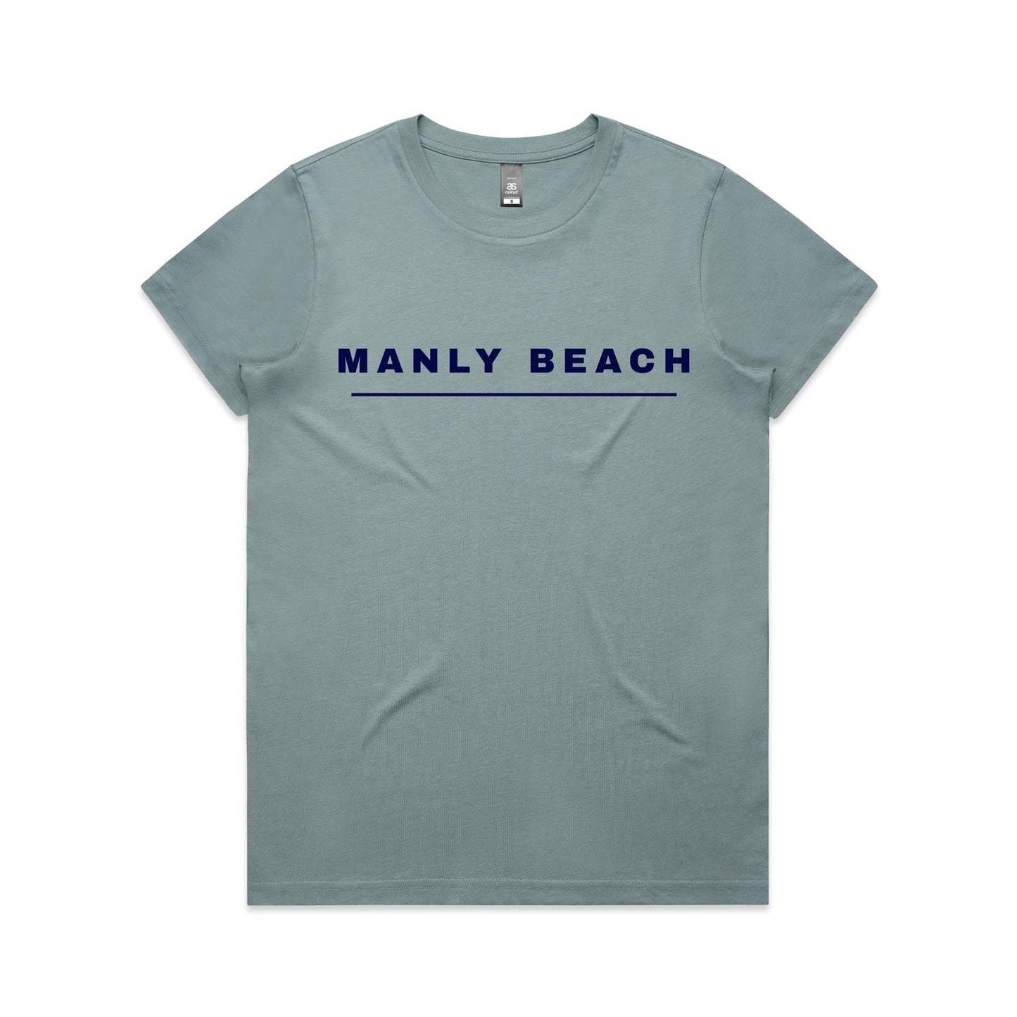 Lost Manly Custom Manly Beach Logo Edition AS Colour Women's Maple Tee - Lost Manly Shop