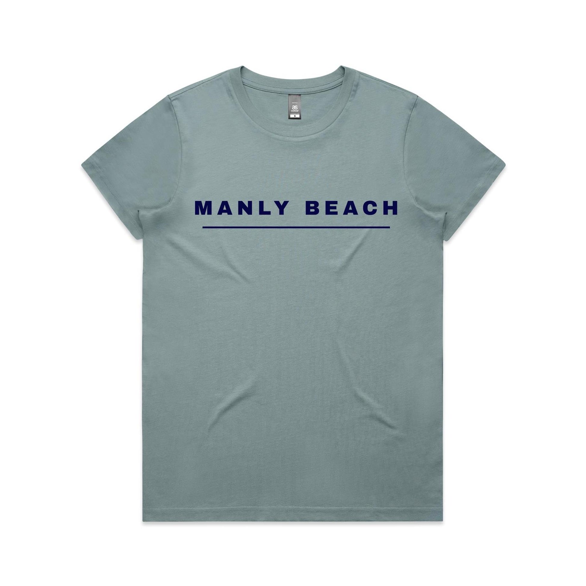 Lost Manly Custom Manly Beach Logo Edition AS Colour Women's Maple Tee - Lost Manly Shop