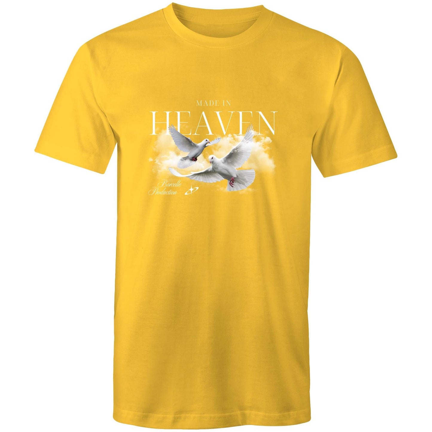 Mens T-Shirt Heaven custom logo 