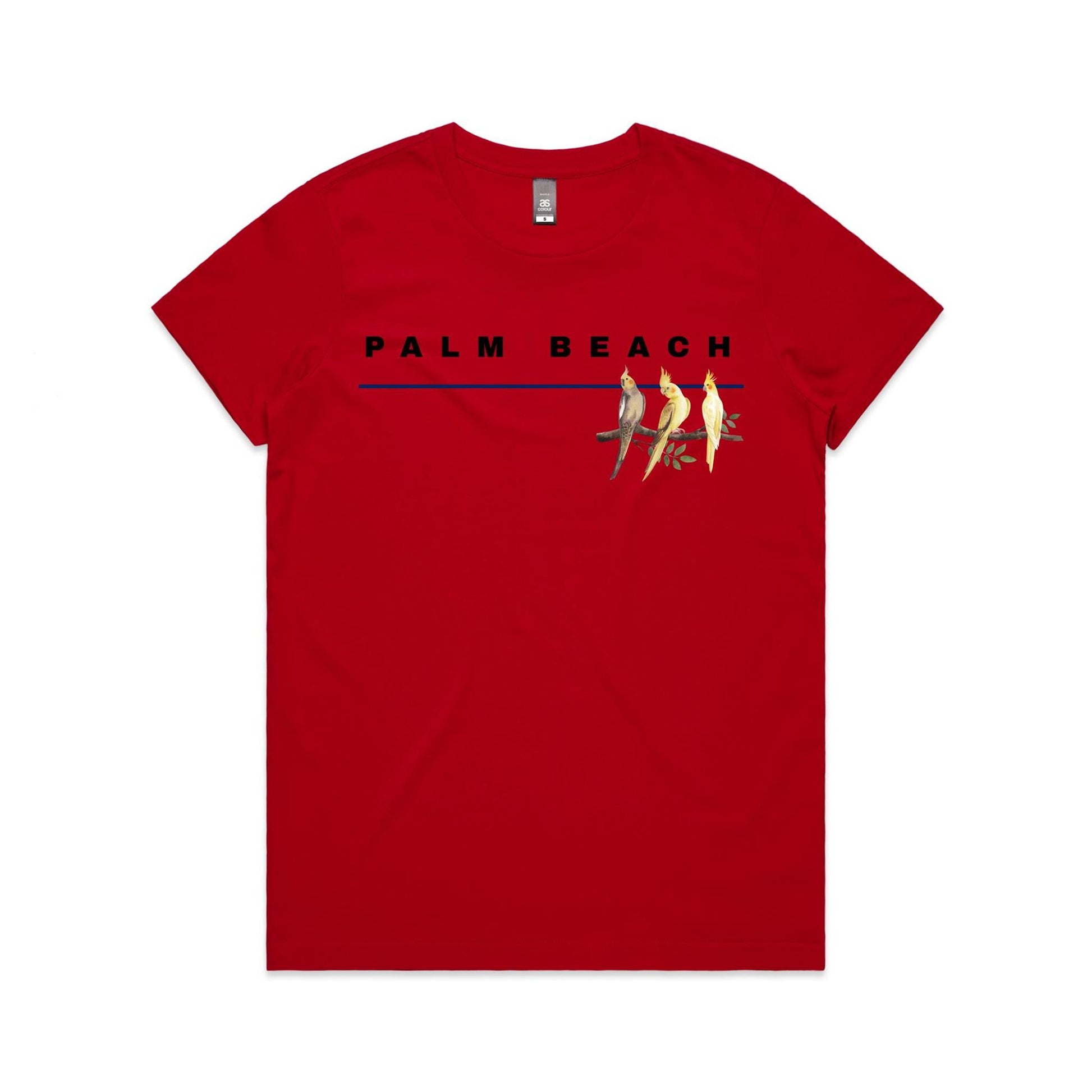 Lost Manly Custom Palm Beach Logo Edition AS Colour Women's Maple Tee - Lost Manly Shop