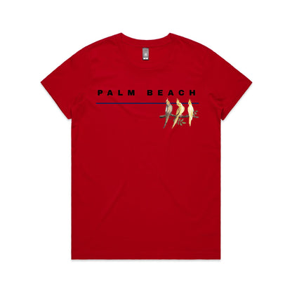 Lost Manly Custom Palm Beach Logo Edition AS Colour Women's Maple Tee - Lost Manly Shop