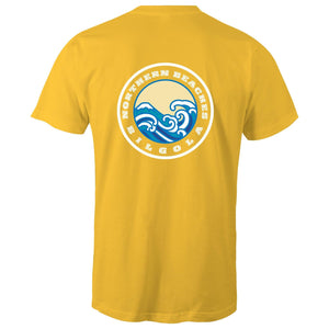 Bondi Born n Bred / Bilgola custom logos printed on AS Colour Staple - Mens T-Shirt 