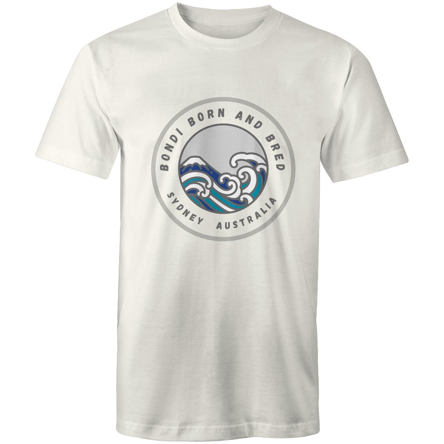 AS Colour Staple - Mens T-Shirt Bondi Born and Bred custom logo front Ogo Merch