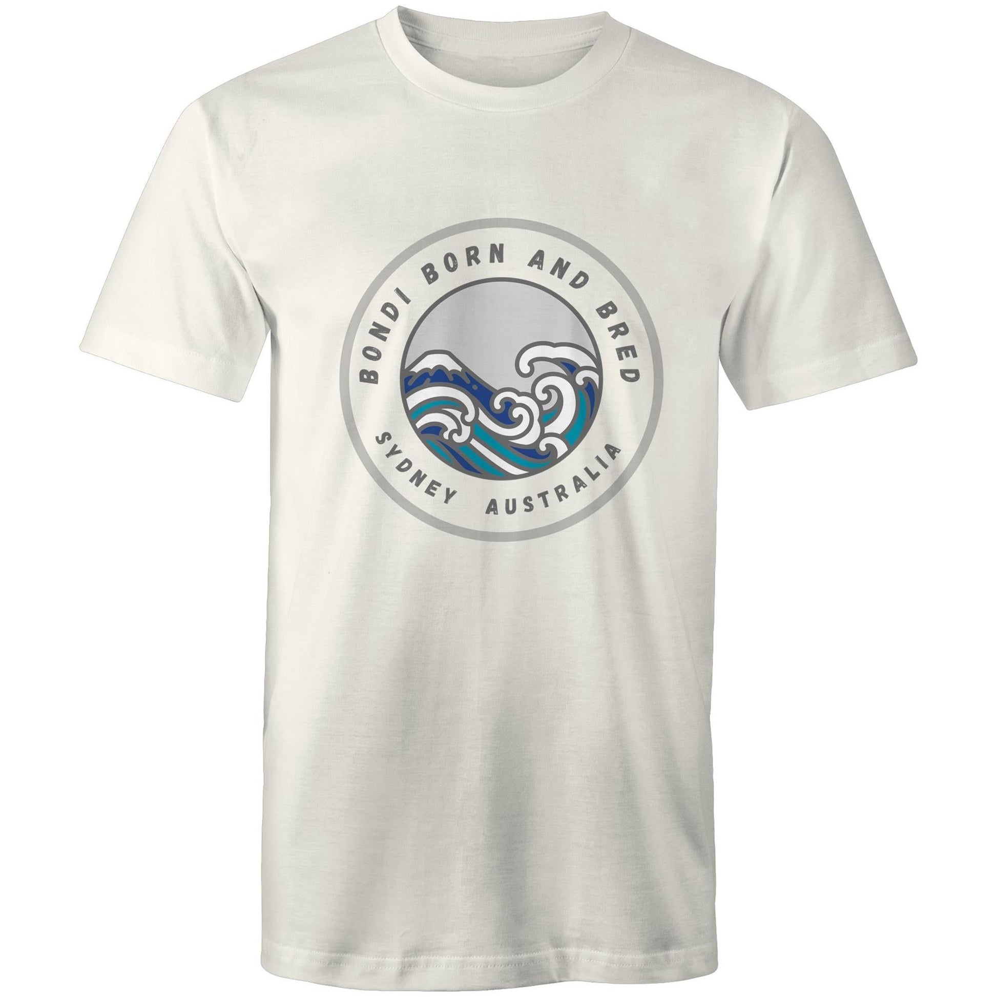 AS Colour Staple - Mens T-Shirt Bondi Born and Bred custom logo front Ogo Merch