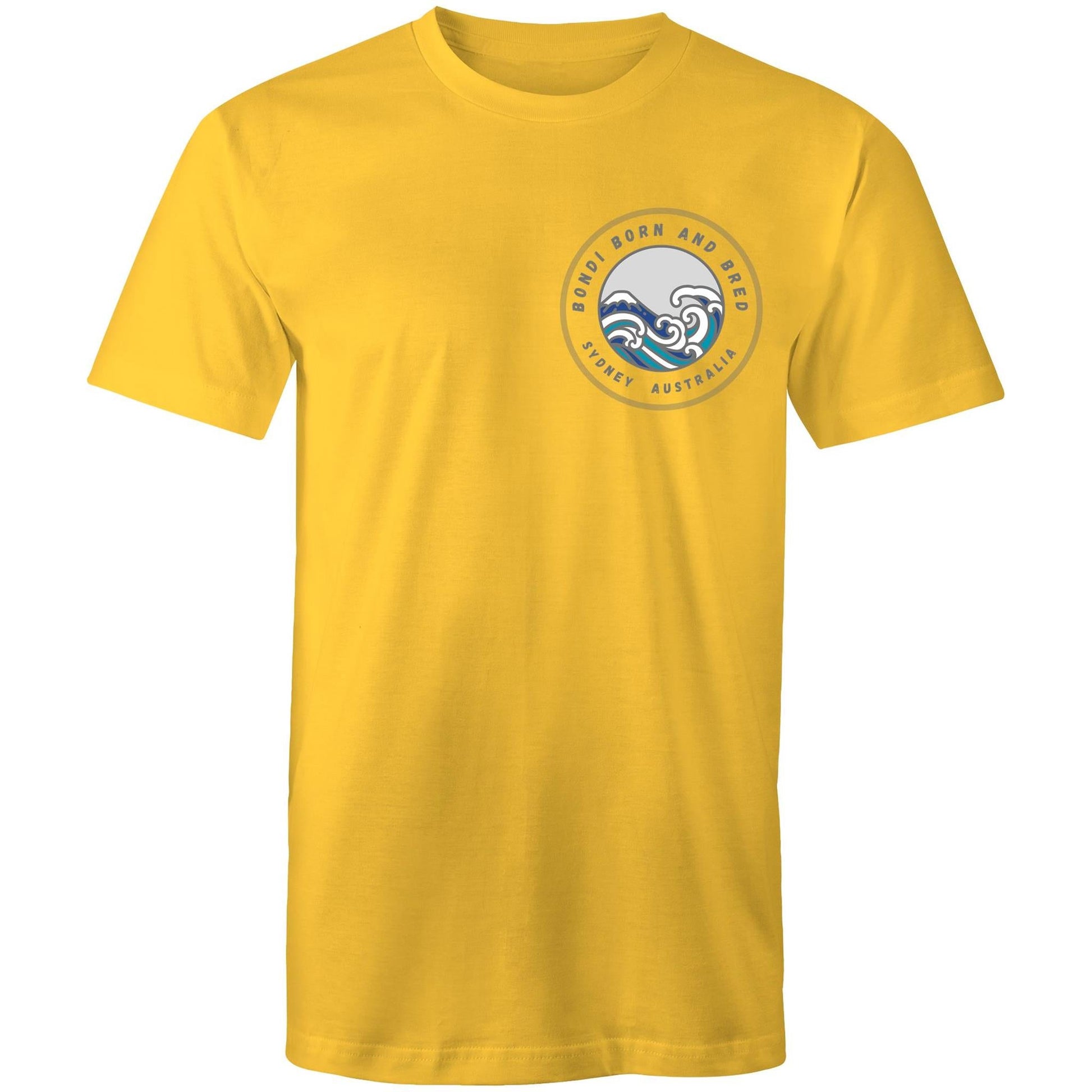 AS Colour Staple - Mens T-Shirt Bondi Born and Bred custom logo front Ogo Merch