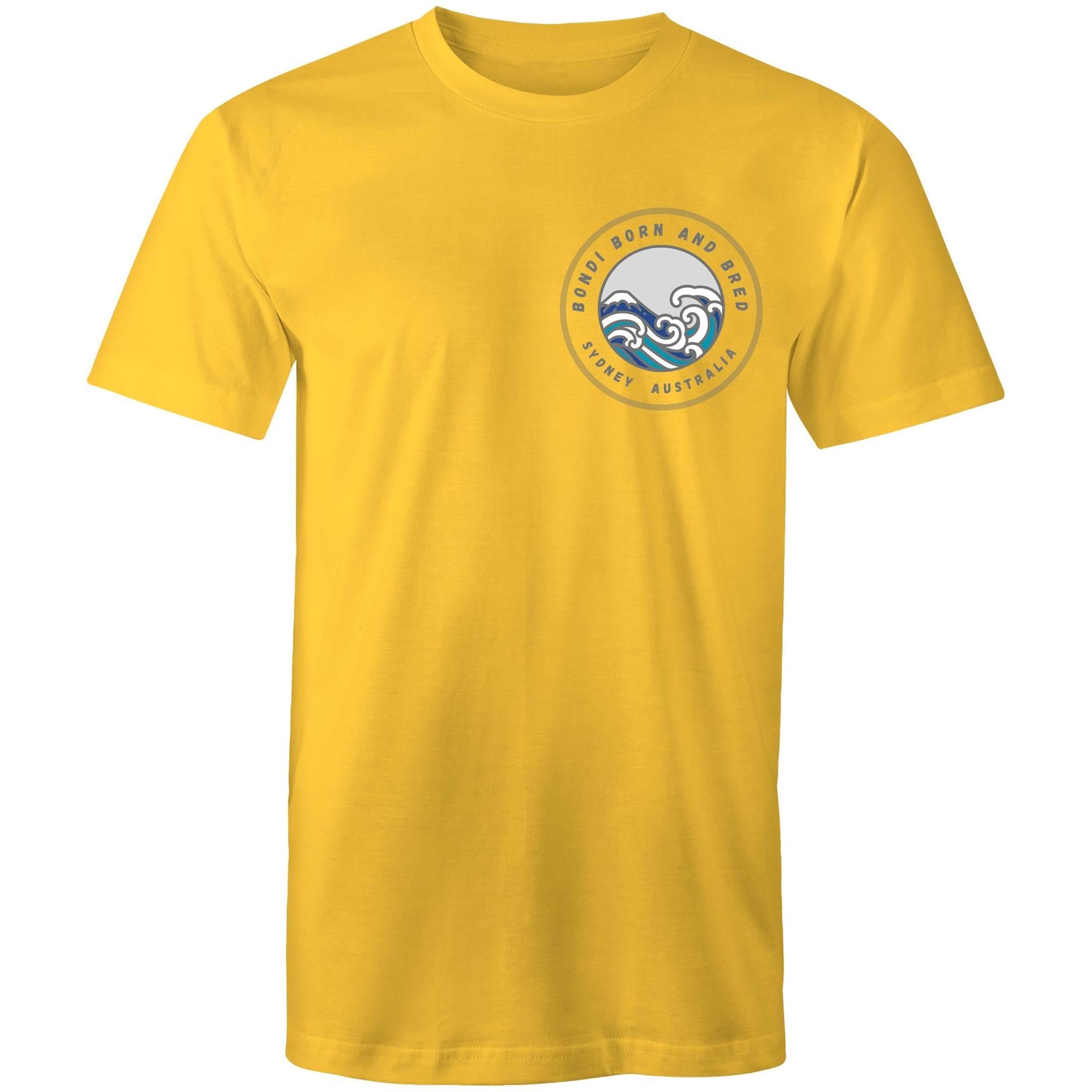 AS Colour Staple - Mens T-Shirt Bondi Born and Bred custom logo front Ogo Merch