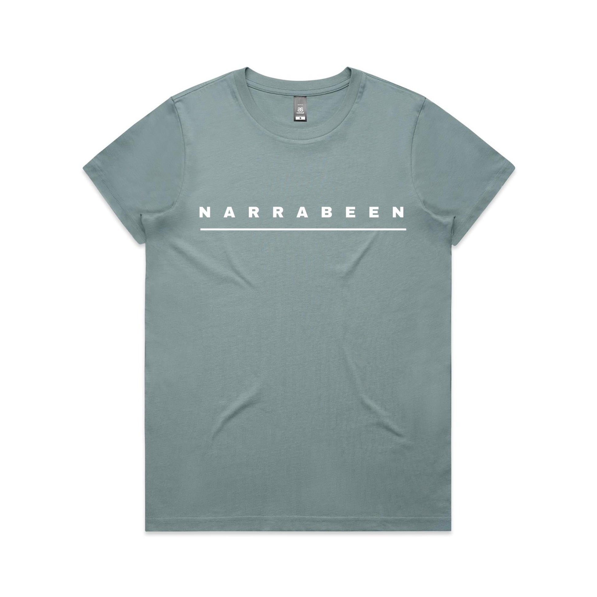 Lost Manly custom logo Narrabeen edition AS Colour Women's Maple Tee - Lost Manly Shop