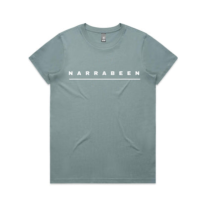 Lost Manly custom logo Narrabeen edition AS Colour Women's Maple Tee - Lost Manly Shop