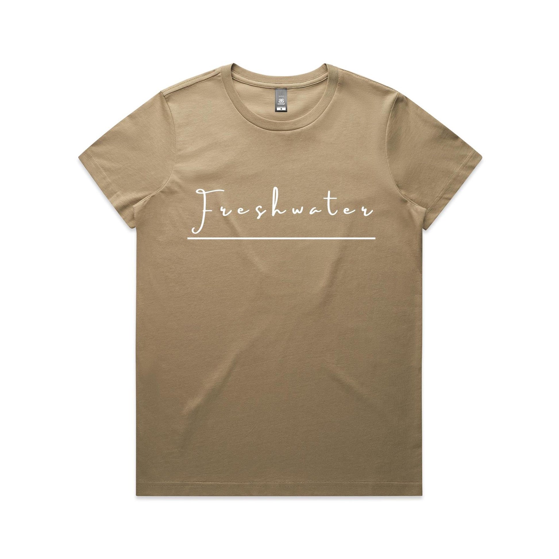 Lost Manly custom logo Freshwater edition AS Colour Women's Maple Tee - Lost Manly Shop