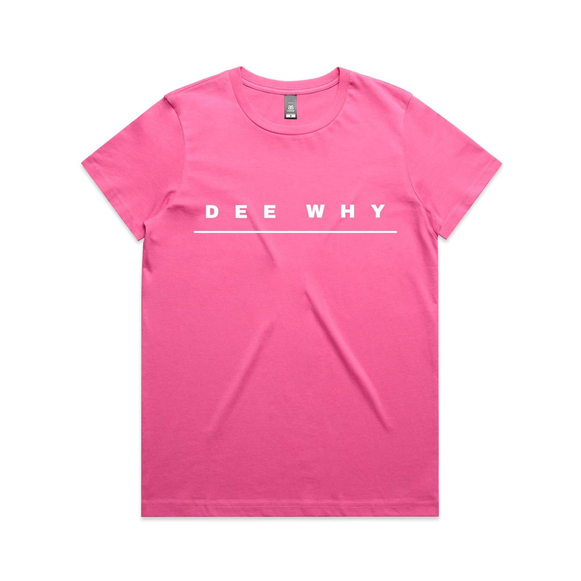 Lost Manly custom logo Dee Why edition AS Colour Women's Maple Tee - Lost Manly Shop