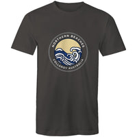 Mens Cotton T-Shirt Northern Beaches Collaroy logo - Lost Manly Shop