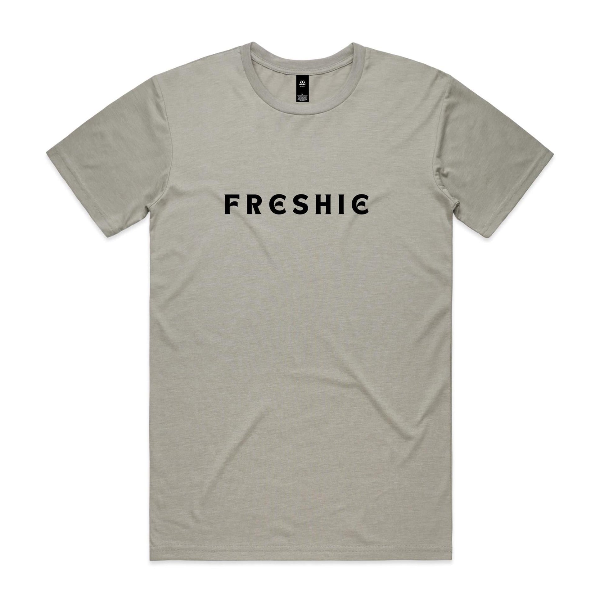 AS Colour Staple Tee Freshie custom logo black font 