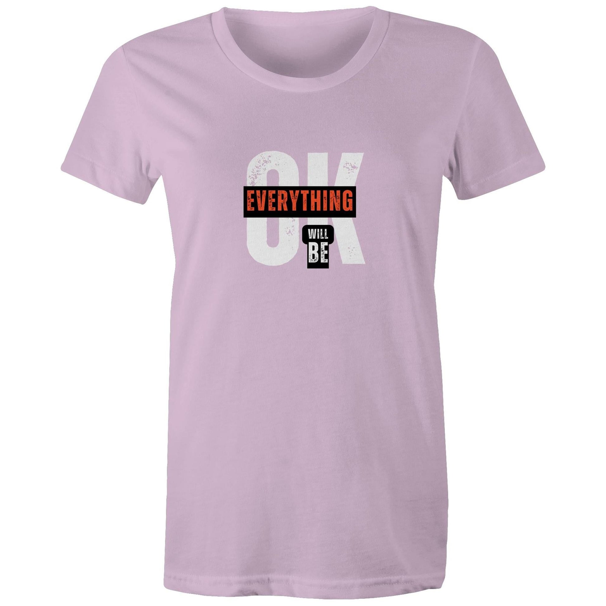 Women's Maple Tee Everything will be OK 