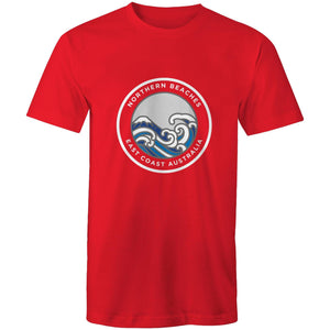 Northern Beaches East Coast Australia logo on Quality Cotton Adult T-Shirt Ogo Merch