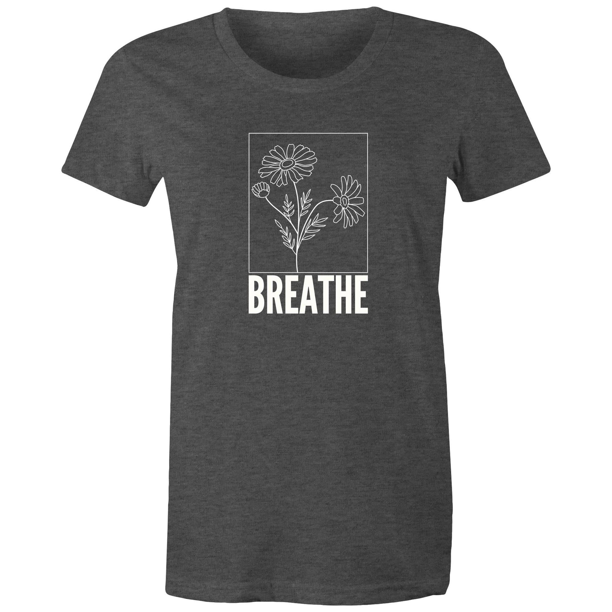 Women's Maple Tee Breathe Logo Print 