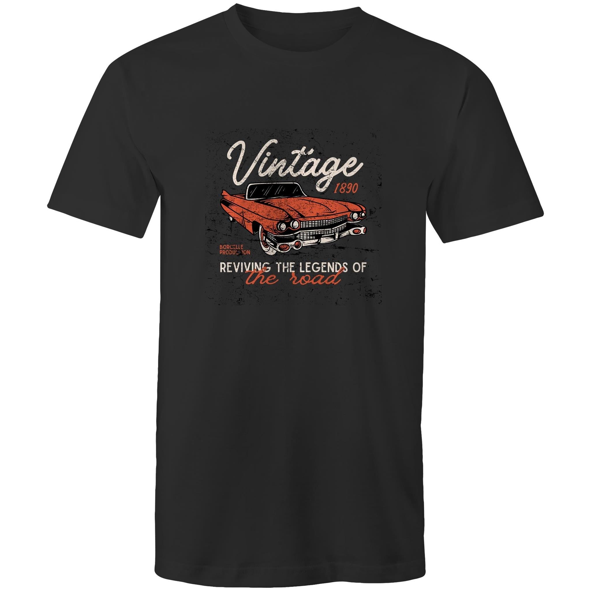 T-Shirt Vintage Revive the Legends of the Road