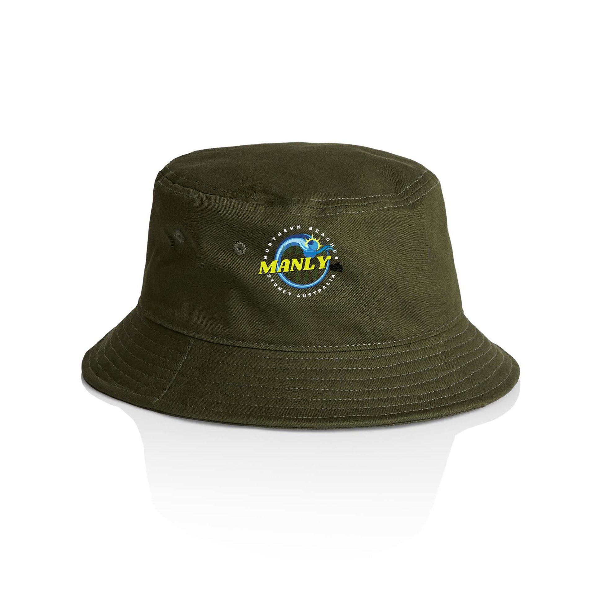 Lost Manly custom logo The Manly Barry AS Colour Bucket Hat - Lost Manly Shop