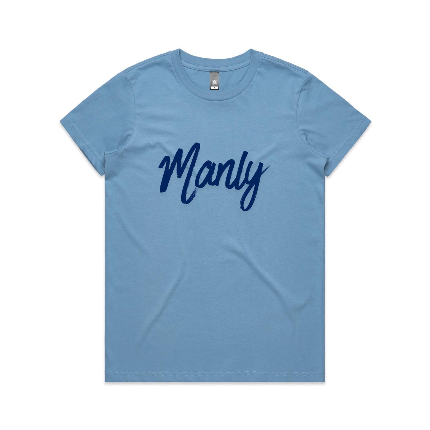 Lost Manly Custom Logo Manly Edition AS Colour Women's Maple Tee - Lost Manly Shop