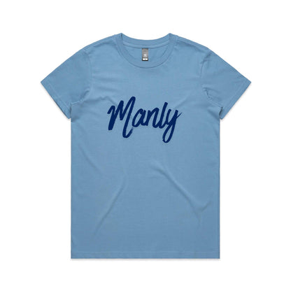 Lost Manly Custom Logo Manly Edition AS Colour Women's Maple Tee - Lost Manly Shop