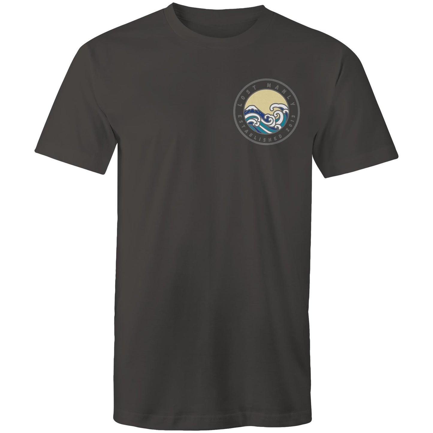 Lost Manly Northern Beaches Sydney Australia Printed Logo T-Shirt Ogo Merch