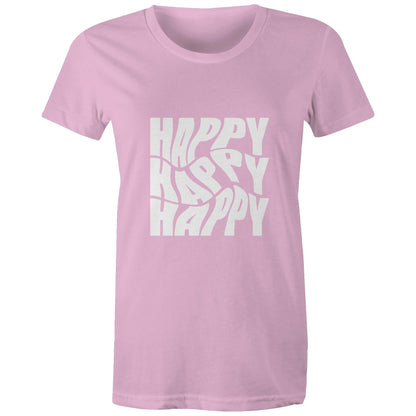 Women's Maple Tee Happy 