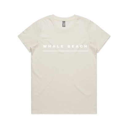Lost Manly custom logo Whale Beach edition AS Colour Women's Maple Tee - Lost Manly Shop
