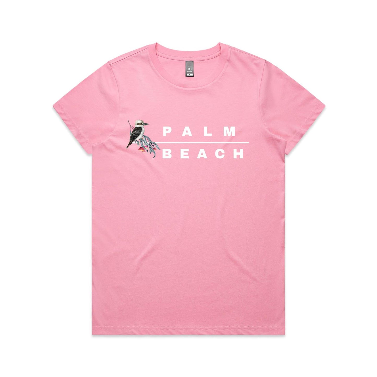 Lost Manly custom logo Palm Beach edition AS Colour Women's Maple Tee - Lost Manly Shop