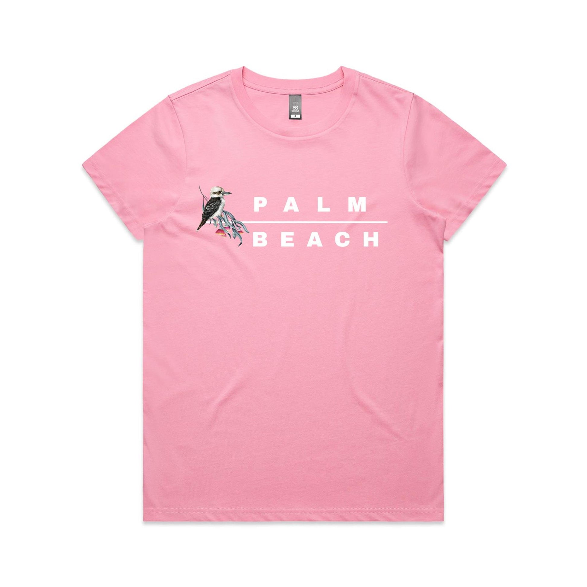 Lost Manly custom logo Palm Beach edition AS Colour Women's Maple Tee - Lost Manly Shop